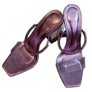Schutz Transparent & Rose Marteri Sandal Sz. 7
